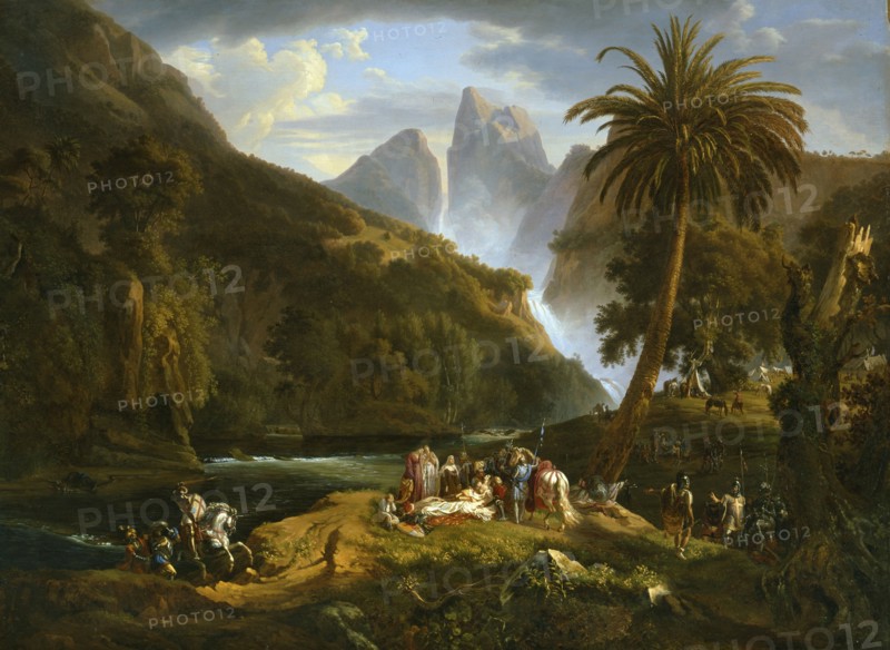 The death of Count Josselin de Montmorency, 1825. Creator: D'Azeglio, Massimo (1798-1866).