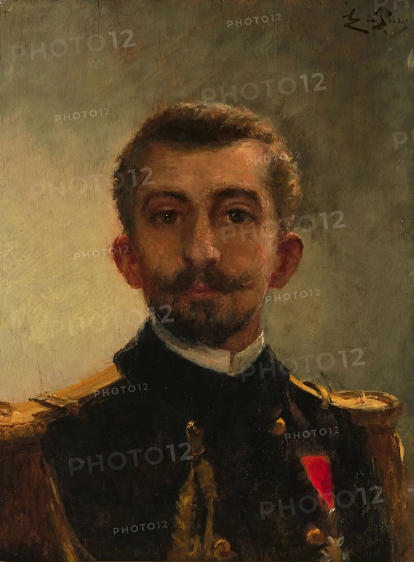 Pierre Loti (1850-1923) as officer. Creator: De Pury, Jean-Edmond (1845-1911).