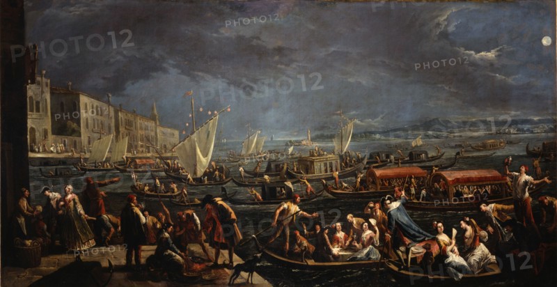 The feast of Saint Martha in Venice (La Sagra di Santa Marta), 1750-1755. Creator: Diziani, Gaspare (1689-1767).