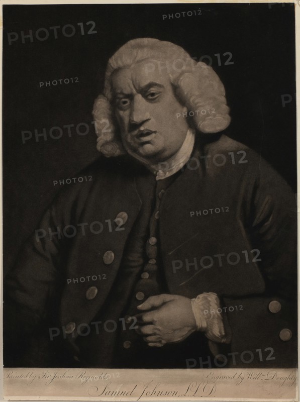 Portrait of Samuel Johnson (1709-1784). Creator: Doughty, William (1757-1782).