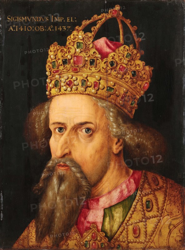 Portrait of Emperor Sigismund (1369-1437), 1514. Creator: Dürer, Albrecht, (Workshop)  .