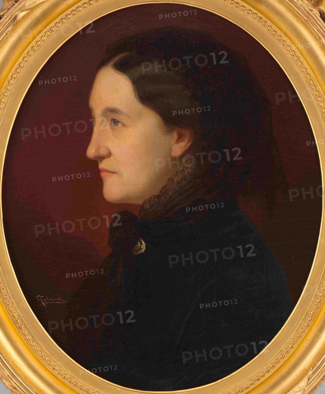 Portrait of Princess Marcelina Czartoryska, née Radziwill (1817-1894), Between 1859 and 1867. Creator: Falinski, Franciszek (1815-1887).