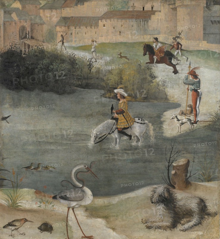 Falconry, c1517-1518. Creator: Ferramola, Floriano (Fioravante) (c. 1478-1528).