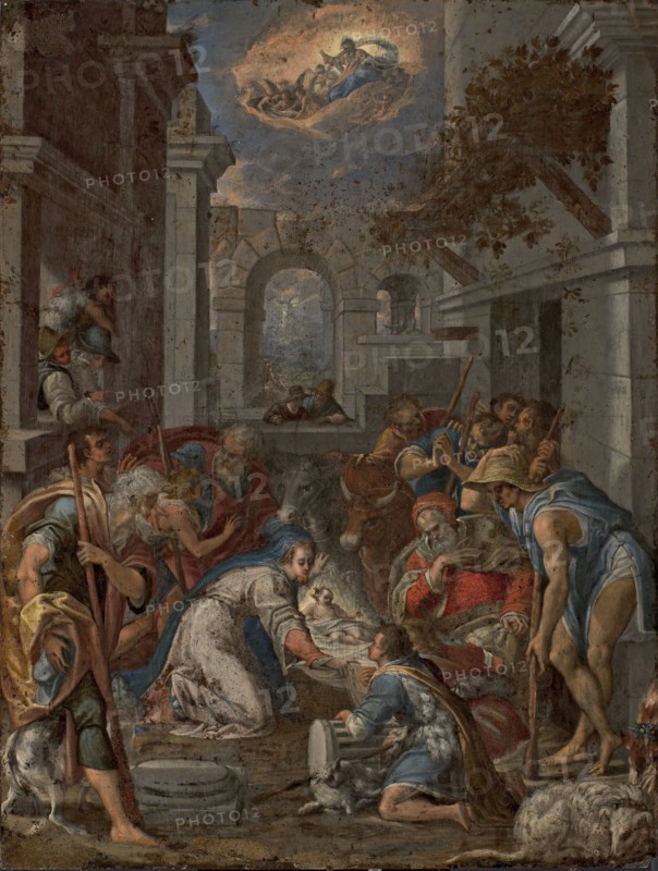 The Adoration of the Shepherds, c1585-1590 . Creator: Fontana, Lavinia (1552-1614).
