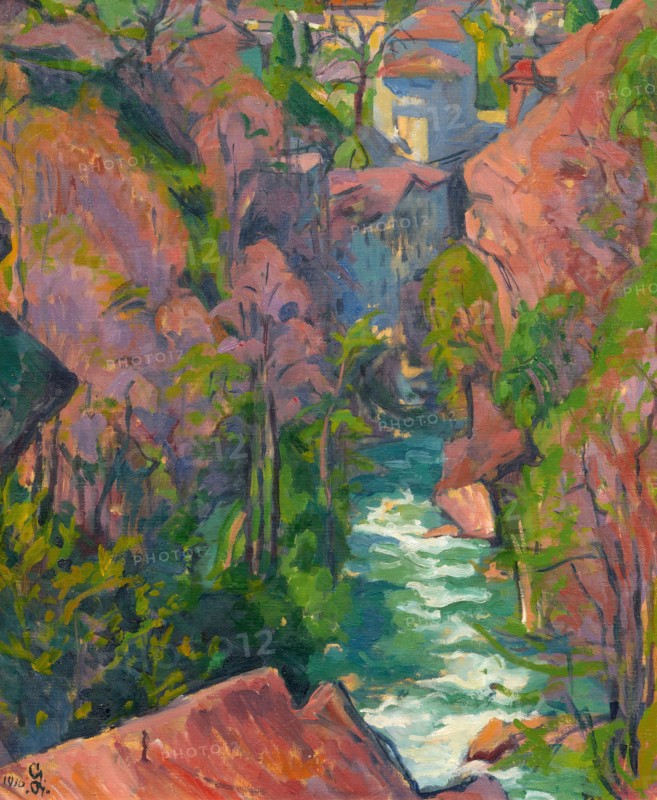 Il Mulino (The Mill), 1916. Creator: Giacometti, Giovanni (1868-1933).