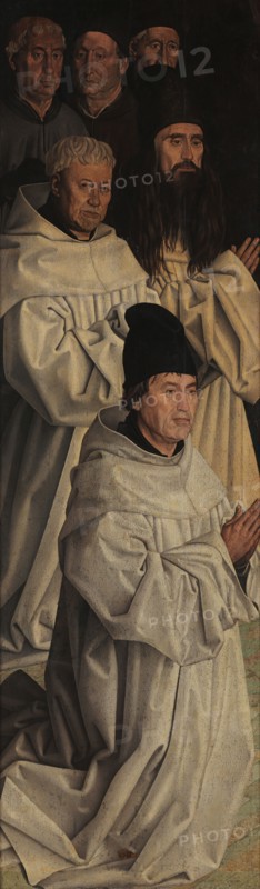 Panel of the Friars. The Adoration of Saint Vincent, c 1450. Creator: Gonçalves, Nuno (active 1445-1480).