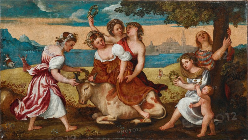 The Rape of Europa. Creator: Ingannati, Pietro degli (ca 1510-ca 1550).