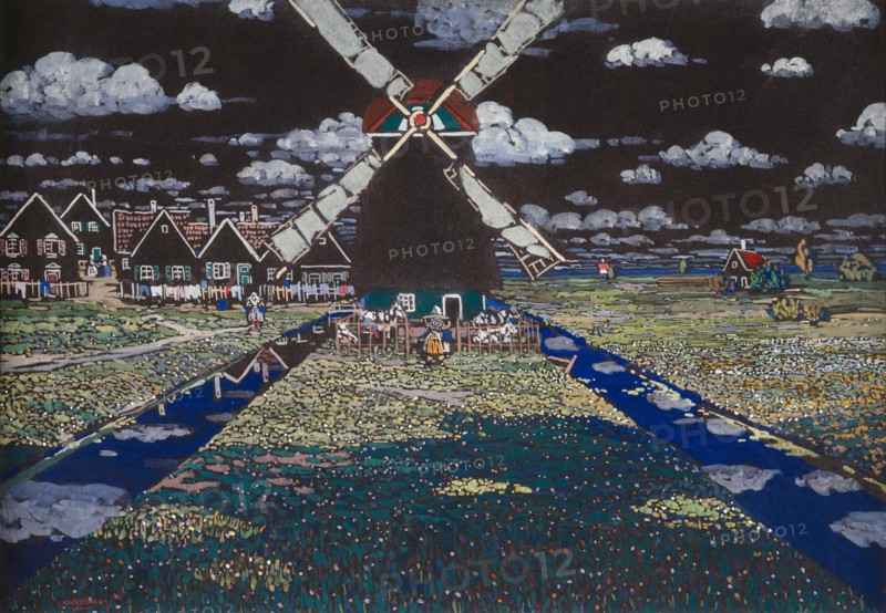 Mill, Netherlands, 1904. Creator: Kandinsky, Wassily Vasilyevich (1866-1944).