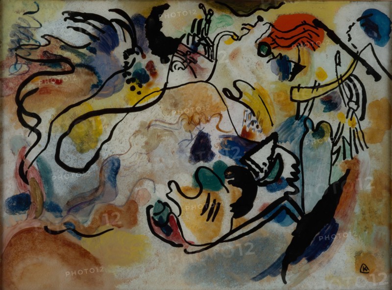 The Day of the Last Judgement, 1912. Creator: Kandinsky, Wassily Vasilyevich (1866-1944).