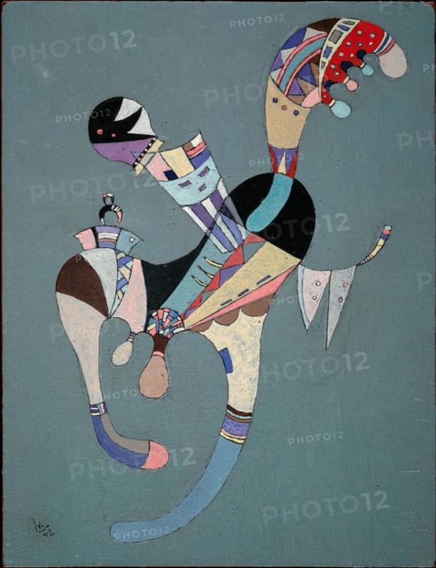 A Floating Figure, 1942. Creator: Kandinsky, Wassily Vasilyevich (1866-1944).