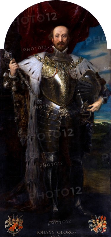 Portrait of Prince Johann Georg of Hohenzollern-Hechingen (1577-1623), 1883. Creator: Klimt, Gustav (1862-1918).