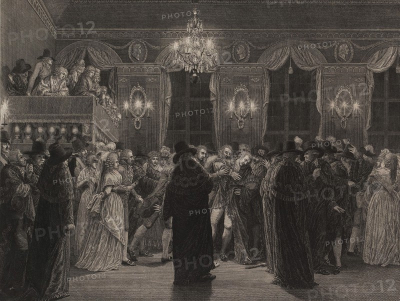 The Assassination of King Gustav III, c1792. Creator: Küffner, Abraham Wolfgang (1760-1817).