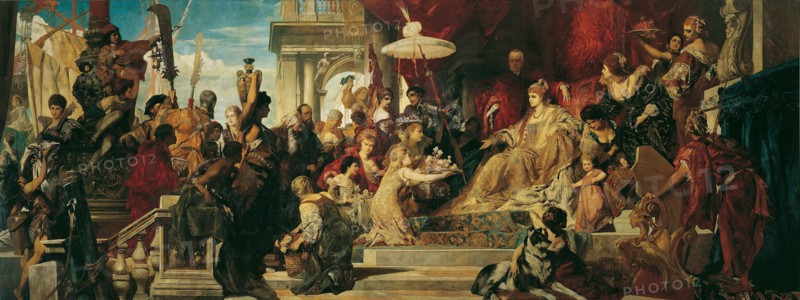 Venice Pays Homage to Caterina Cornaro , 1872-1873. Creator: Makart, Hans (1840-1884).