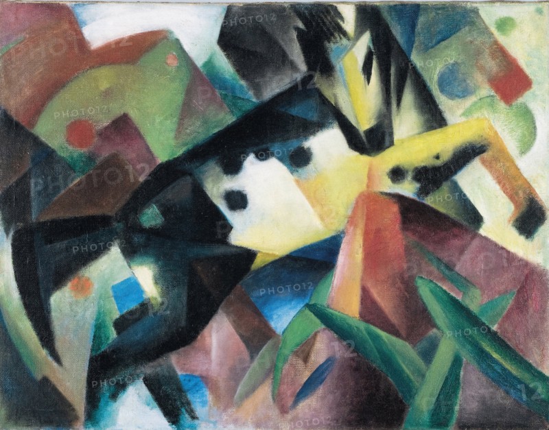 Jumping Horse, 1912. Creator: Marc, Franz (1880-1916).