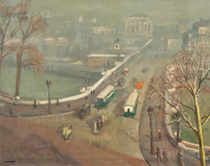 Pont Neuf, autumn mist, c1937. Creator: Marquet, Pierre-Albert (1875-1947).