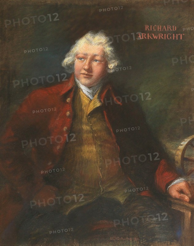 Portrait of Sir Richard Arkwright (1732-1792), 1911. Creator: Mautner, Stefan (1877-1944).