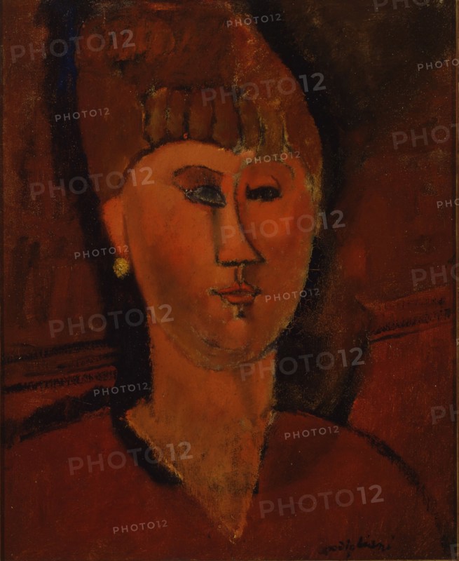 The Red-Headed Girl, 1915. Creator: Modigliani, Amedeo (1884-1920).