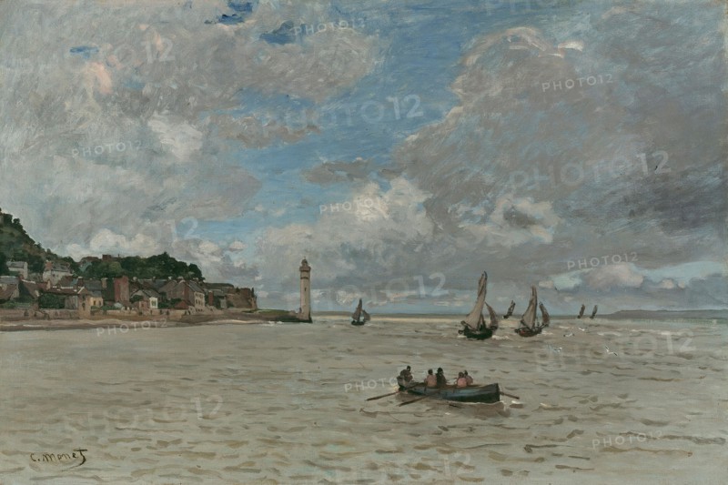 The lighthouse of Honfleur, 1864. Creator: Monet, Claude (1840-1926).