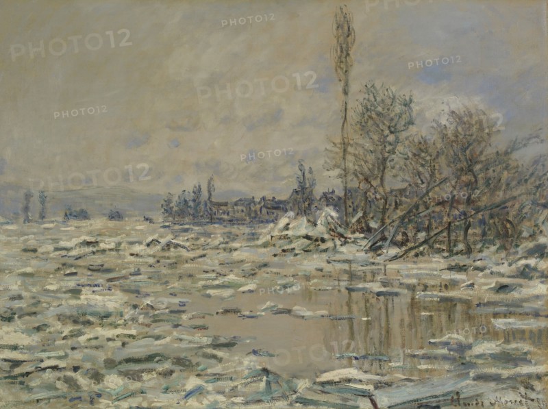 The Break-Up of the Ice, 1880. Creator: Monet, Claude (1840-1926).