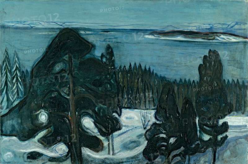 Winter Night, c 1900. Creator: Munch, Edvard (1863-1944).