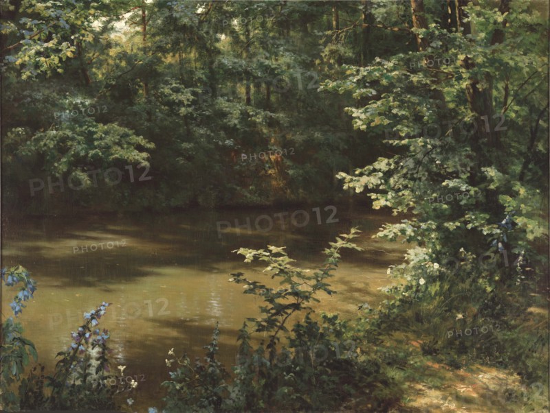 Forest River. Creator: Myasoedov, Grigori Grigoryevich (1834-1911).