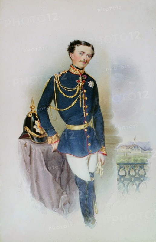 Portrait of Charles III (1823-1854), Duke of Parma, 1852. Creator: Pitner, Franz (1826-1892).