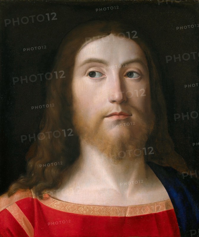 Head of Christ, c 1512. Creator: Previtali, Andrea (ca 1480-1528).