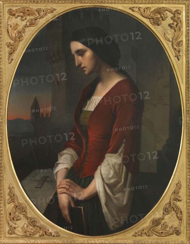 Pia de' Tolomei, 1853-1855. Creator: Rizzi, Lorenzo (1830-1885).