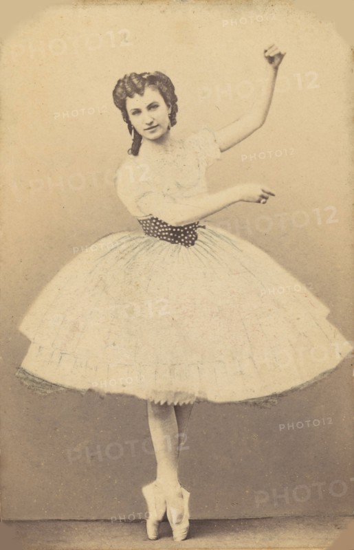 Anna Sobeshchanskaya (1842-1918) in the ballet "Ondine, ou La naïade et le pêcheur" by Cesare Pugni. Creator: Scherer, Nabholz & Co.  .