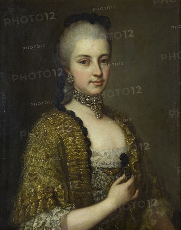 Portrait of Archduchess Maria Christina of Austria (1742-1798), Duchess of Teschen, 1765. Creator: Schmidely, Daniel (1705-1780).