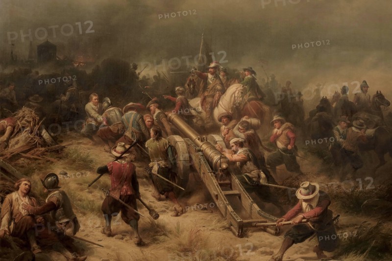 The siege of Breisach, 1638, 1861. Creator: Sell, Christian (1831-1883).