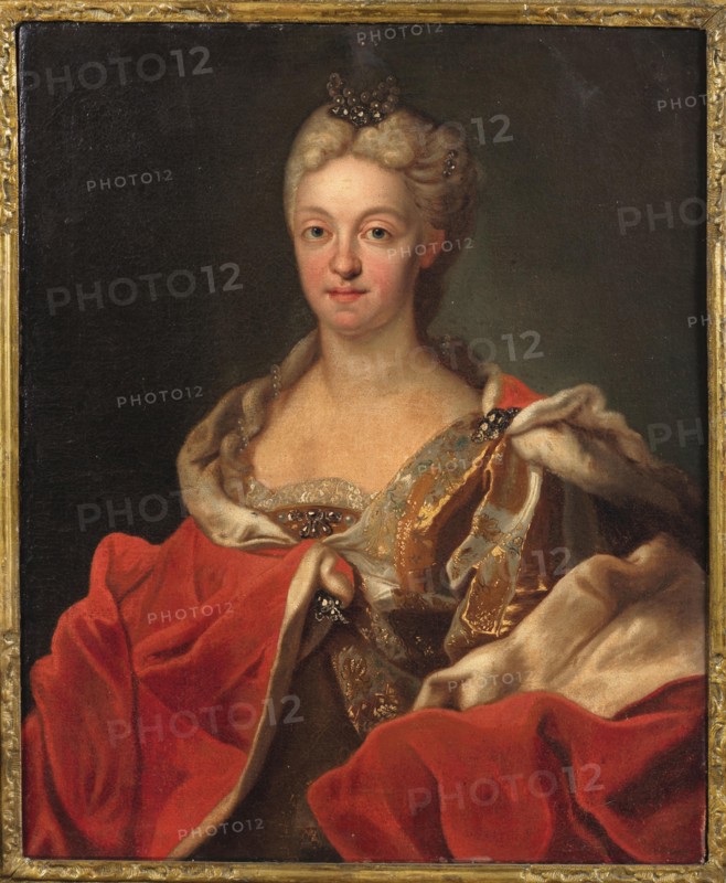 Portrait of Maria Amalia of Austria (1701-1756), Holy Roman Empress, 18th century. Creator: South German master (16th century).