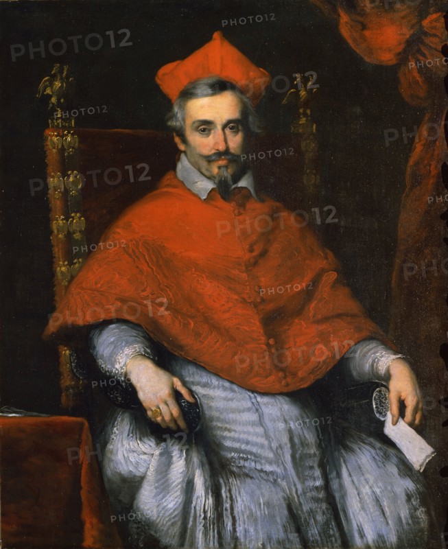 Portrait of Cardinal Federico Corner (1579-1653), 1632-1633. Creator: Strozzi, Bernardo (1581-1644).