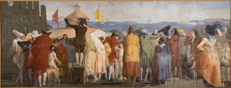 Mondo Novo, 1791. Creator: Tiepolo, Giandomenico (1727-1804).