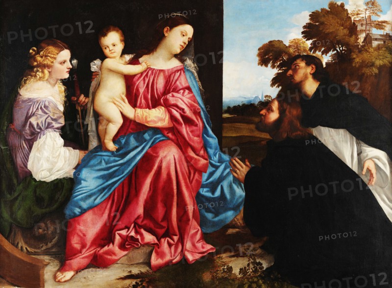 Sacra Conversazione, c 1513. Creator: Titian (1488-1576).