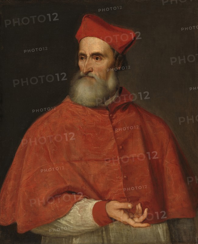 Portrait of Cardinal Pietro Bembo (1470-1547)  , 1545-1546. Creator: Titian (1488-1576).