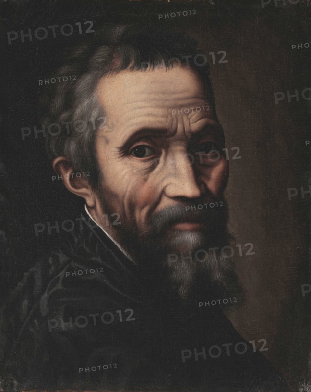Portrait of Michelangelo Buonarroti, Second half of the16th cen. Creator: Venusti, Marcello (1512/15-1579).