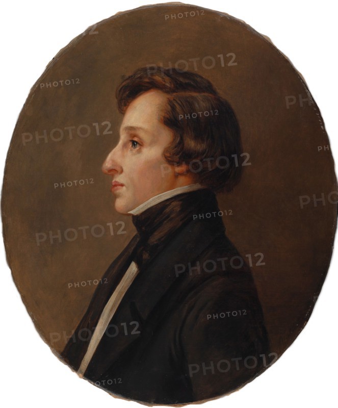 Portrait of Frédéric Chopin. Creator: Winterhalter, Franz Xavier (1805-1873).