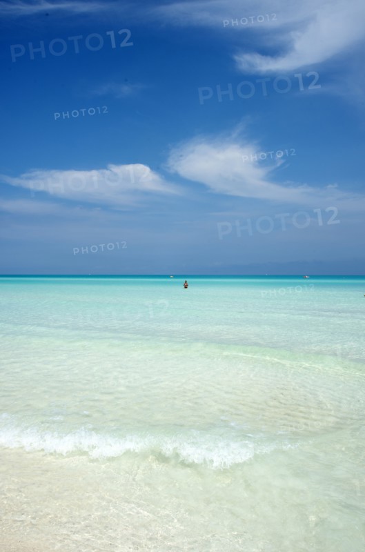The (almost pristine) beach at Cayo Santa Maria, Cuba, Caribbean, 2024. Creator: Ethel Davies.