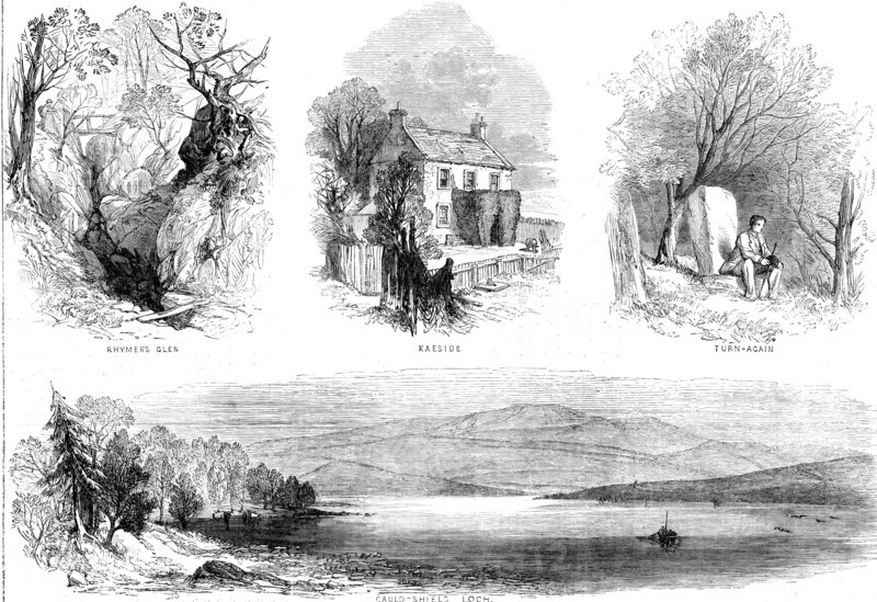 The Scott Centenary: views at Abbotsford, 1871. Creator: Unknown.