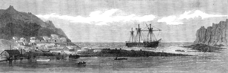 Wreck of H.M.S. Megaera, 1871. Creator: Unknown.