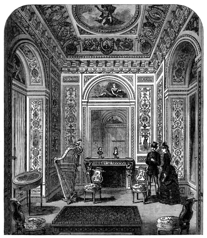 Marie Antoinette's Boudoir, South Kensington Museum, 1871. Creator: Unknown.
