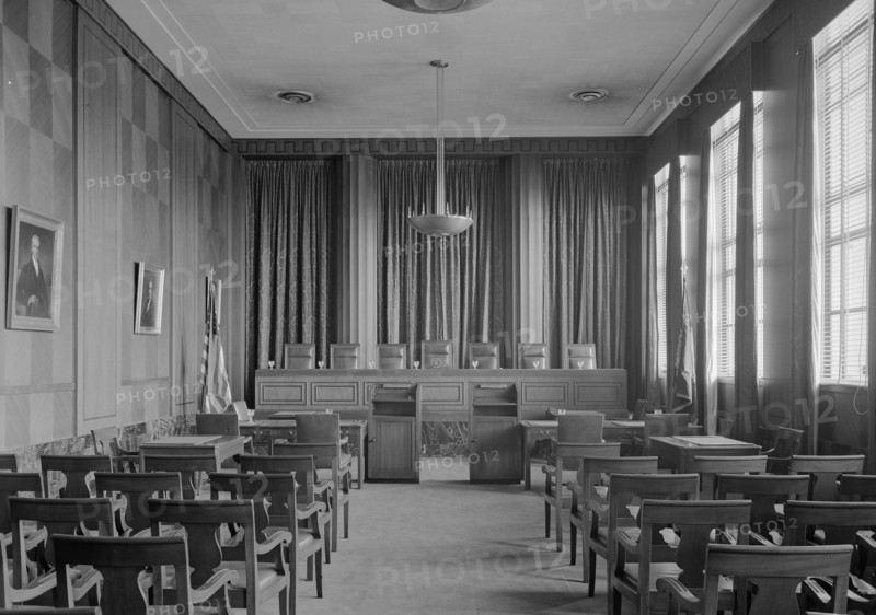 Virginia State Library & Courthouse, Richmond, Virginia, 1941. Creator: Gottscho-Schleisner, Inc.