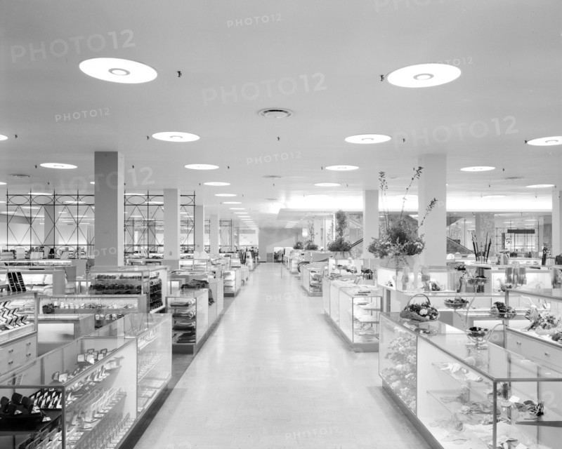 Gimbel Brothers, business in Cross County Center, Yonkers, New York, 1955. Creator: Gottscho-Schleisner, Inc.