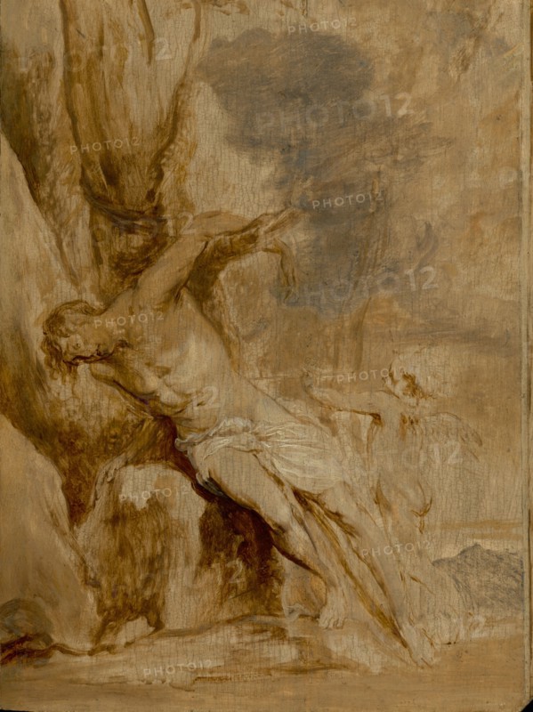 Saint Sebastian Tended by an Angel, about 1630-1632. Creator: Anthony van Dyck.