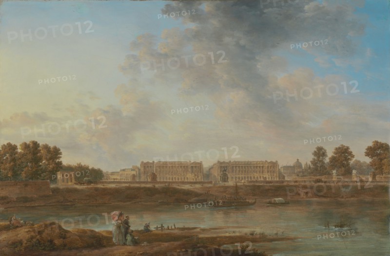 A View of Place Louis XV, about 1775-1787. Creator: Alexandre Jean Noel.