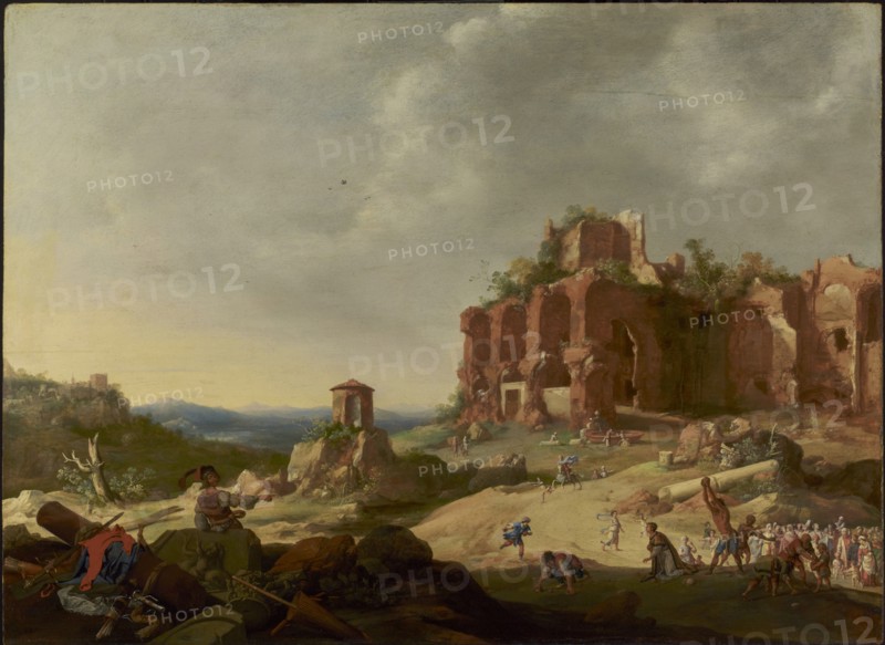The Stoning of Saint Stephen, 1632. Creator: Bartholomeus Breenbergh.
