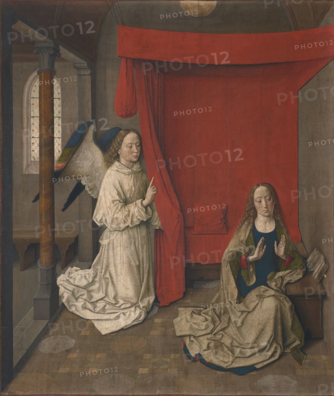 The Annunciation, about 1450-1455. Creator: Dieric Bouts.