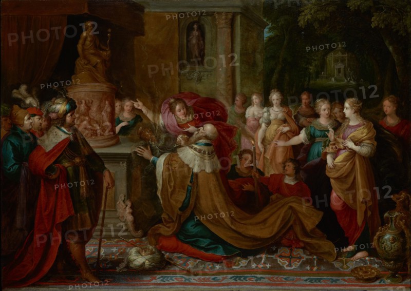 The Idolatry of Solomon, 1622. Creator: Frans Francken II.