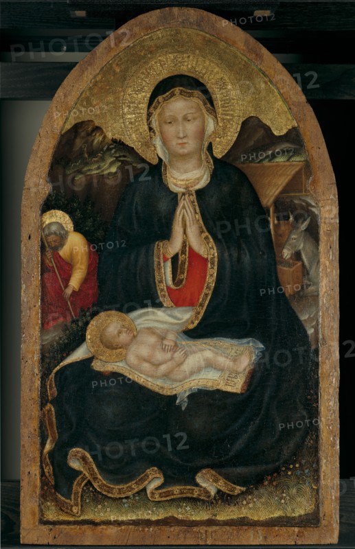 Nativity, about 1420-1422. Creator: Gentile da Fabriano.